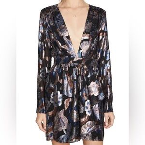 Ramy Brook Lurex Jacquard Shaina Dress